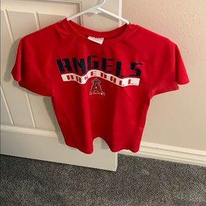 Angels baseball dry fit tee